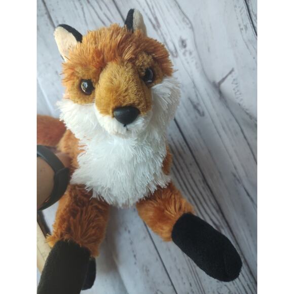 Aurora World Flopsie Weighted Stuffed Animal Plush Fiona Red Fox - Picture 2 of 8